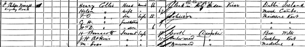 1901 census collis h d