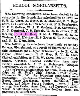 eton scholarship