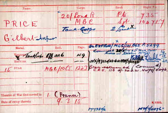 medal card g a price